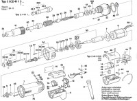 Bosch 0 602 411 016 ---- H.F. Screwdriver Spare Parts